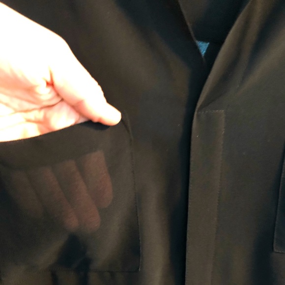 Double Zero Sheer Black Tunic - Picture 7 of 7